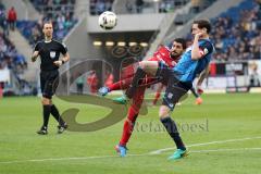 1. Bundesliga - Fußball - TSG 1899 Hoffenheim - FC Ingolstadt 04 - Zweikampf Almog Cohen (36, FCI) Sebastian Rudy (TSG 6)