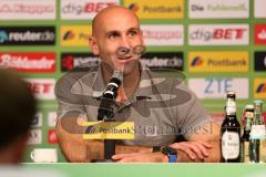 1. Bundesliga - Fußball - Borussia Mönchengladbach - FC Ingolstadt 04 - 2:0 - Pressekonferenz nach dem Spiel, Cheftrainer Markus Kauczinski (FCI) und Andre Schubert (Gladbach)