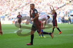1. Bundesliga - Fußball - Hamburger SV - FC Ingolstadt 04 - Lukas Hinterseer (16, FCI) Tor zum Ausgleich 1:1 Jubel Gestik
