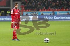 1. Bundesliga - Fußball - Bayer Leverkusen - FC Ingolstadt 04 - Freistoß Almog Cohen (36, FCI)