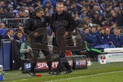 1. Bundesliga - Fußball - FC Schalke 04 - FC Ingolstadt 04 - Feuert an, Cheftrainer Maik Walpurgis (FCI) und Co-Trainer Michael Henke (FCI)