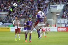 1. Bundesliga - Fußball - DFB-Pokal - Ergebirge Aue - FC Ingolstadt 04 - 7:8 n. E. - Tiffert, Christian (Aue 33) Mathew Leckie (7, FCI)