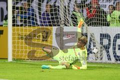 1. Bundesliga - Fußball - DFB-Pokal - Ergebirge Aue - FC Ingolstadt 04 - 7:8 n. E. - Torwart Örjan Haskjard Nyland (1, FCI)