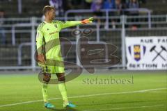 1. Bundesliga - Fußball - DFB-Pokal - Ergebirge Aue - FC Ingolstadt 04 - 7:8 n. E. - Torwart Örjan Haskjard Nyland (1, FCI)