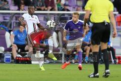 1. Bundesliga - Fußball - DFB-Pokal - Ergebirge Aue - FC Ingolstadt 04 - 7:8 n. E. - Roger de Oliveira Bernardo (8, FCI) Köpke, Pascal (Aue 14)