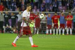 1. Bundesliga - Fußball - DFB-Pokal - Ergebirge Aue - FC Ingolstadt 04 - 7:8 n. E. - Pascal Groß (10, FCI) geht zum Elfmeterpunkt