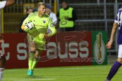 1. Bundesliga - Fußball - DFB-Pokal - Ergebirge Aue - FC Ingolstadt 04 - 7:8 n. E. - Torwart Örjan Haskjard Nyland (1, FCI)