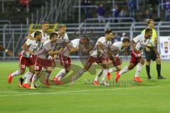 1. Bundesliga - Fußball - DFB-Pokal - Ergebirge Aue - FC Ingolstadt 04 - 7:8 n. E. - Spannung Elfmeterkrimi Jubel Tor Sieg