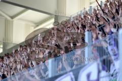 1. Bundesliga - Fußball - DFB-Pokal - Ergebirge Aue - FC Ingolstadt 04 - Fans Hände Jubel Aue