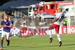 1. Bundesliga - Fußball - DFB-Pokal - Ergebirge Aue - FC Ingolstadt 04 - 7:8 n. E. - Riese, Philipp (Aue 17) und Darío Lezcano (11, FCI)