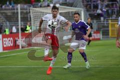 1. Bundesliga - Fußball - DFB-Pokal - Ergebirge Aue - FC Ingolstadt 04 - 7:8 n. E. - Pascal Groß (10, FCI) Rizzuto, Calogero (Aue 20)