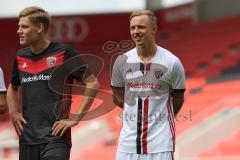 1. Bundesliga - Fußball - FC Ingolstadt 04 - Saisoneröffnung im Audi Sportpark - Max Christiansen (19, FCI) Sonny Kittel (21, FCI)