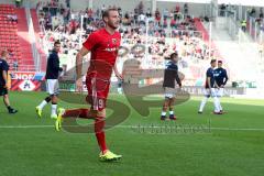 1. BL - Saison 2016/2017 - FC Ingolstadt 04 - TSG 1899 Hoffenheim - Moritz Hartmann (#9 FCI)  beim Einlaufen - Foto: Meyer Jürgen