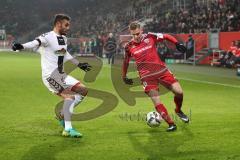 1. Bundesliga - Fußball - FC Ingolstadt 04 - SC Freiburg - Gulde, Manuel (5 Freiburg) Max Christiansen (19, FCI)