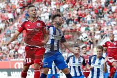 1. Bundesliga - Fußball - FC Ingolstadt 04 - Hertha BSC Berlin - Kopfball Duell Lukas Hinterseer (16, FCI) Marvin Plattenhardt (Hertha 21)