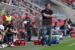 1. Bundesliga - Fußball - FC Ingolstadt 04 - TSG 1899 Hoffenheim 1:2 - am Spielfeldrand Cheftrainer Markus Kauczinski (FCI) ratlos