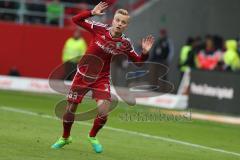 1. BL - Saison 2016/2017 - FC Ingolstadt 04 - SV Werder Bremen - Florent Hadergjonaj (#33 FCI) - Foto: Meyer Jürgen