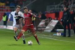 1. Bundesliga - Fußball - FC Ingolstadt 04 - SC Freiburg - Haberer, Janik (19 Freiburg) Mathew Leckie (7, FCI)