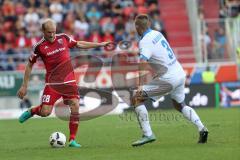 1. Bundesliga - Fußball - FC Ingolstadt 04 - TSG 1899 Hoffenheim 1:2 - Tobias Levels (28, FCI) Pavel Kaderabek (TSG 3)