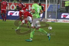 1. BL - Saison 2016/2017 - FC Ingolstadt 04 - VFL Wolfsburg - Moritz Hartmann (#9 FCI) - Foto: Meyer Jürgen