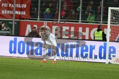 1. BL - Saison 2016/2017 - FC Ingolstadt 04 - FC Augsburg - Enttäuschung bei Martin Hansen Torwart(#35 FCI) -  Foto: Meyer Jürgen