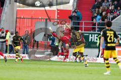 1. BL - Saison 2016/2017 - FC Ingolstadt 04 - Borussia Dortmund - Florent Hadergjonaj (#33 FCI) - Foto: Meyer Jürgen