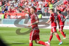 1. Bundesliga - Fußball - FC Ingolstadt 04 - Bayer 04 Leverkusen - Tor Jubel 1:0 Führung durch Sonny Kittel (21, FCI)