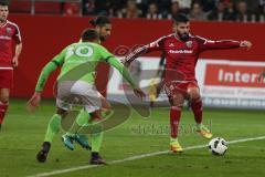 1. BL - Saison 2016/2017 - FC Ingolstadt 04 - VFL Wolfsburg - Anthony Jung (#3 FCI) - Foto: Meyer Jürgen