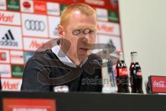 1. Bundesliga - Fußball - FC Ingolstadt 04 - 1. FSV Mainz 05 - Pressekonferenz nach dem Spiel, Cheftrainer Maik Walpurgis (FCI)