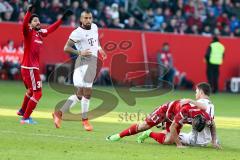 1. BL - Saison 2016/2017 - FC Ingolstadt 04 - FC Bayern München - Almog Cohen (#36 FCI) - Lezcano Farina,Dario (#37 FCI) - Foto: Meyer Jürgen