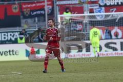 1. Bundesliga - Fußball - FC Ingolstadt 04 - Hamburger SV HSV - Tor Markus Suttner (29, FCI)  Jubel