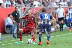 1. Bundesliga - Fußball - FC Ingolstadt 04 - Hertha BSC Berlin - Tobias Levels (28, FCI) Vladimir Darida (Hertha 6)