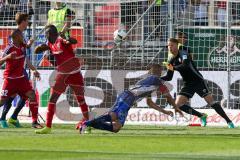 1. BL - Saison 2016/2017 - FC Ingolstadt 04 - Hertha BSC - Ørjan Nyland (#26 FCI) - Foto: Meyer Jürgen