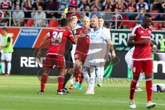 1. BL - Saison 2016/2017 - FC Ingolstadt 04 - TSG 1899 Hoffenheim - Marvin Matip (#34 FCI) mit einem Foul und bekommt die gelbe Karte - Foto: Meyer Jürgen