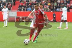 1. BL - Saison 2016/2017 - FC Ingolstadt 04 - SV Werder Bremen - Lezcano Farina,Dario (#37 FCI) - Bauer Robert #4 Bremen - Foto: Meyer Jürgen