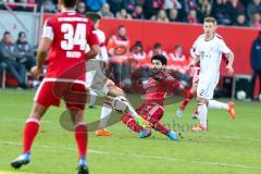 1. BL - Saison 2016/2017 - FC Ingolstadt 04 - FC Bayern München - Lukas Hinterseer (#16 FCI) - Foto: Meyer Jürgen