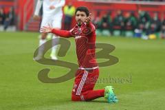 1. BL - Saison 2016/2017 - FC Ingolstadt 04 - SV Werder Bremen - Almog Cohen (#36 FCI) unzufreden mit der Schiedsrichterentscheidung - Foto: Meyer Jürgen