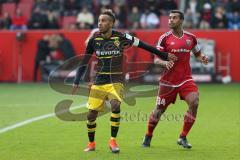 1. Bundesliga - Fußball - FC Ingolstadt 04 - Borussia Dortmund - Pierre-Emerick Aubameyang (BVB 17) Marvin Matip (34, FCI)