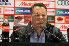 1. Bundesliga - Fußball - FC Ingolstadt 04 - FC Augsburg - Pressekonferenz nach dem Spiel Cheftrainer Markus Kauczinski (FCI)