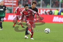 1. BL - Saison 2016/2017 - FC Ingolstadt 04 - FC Augsburg - Almog Cohen (#36 FCI) - Foto: Meyer Jürgen