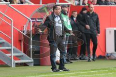 1. BL - Saison 2016/2017 - FC Ingolstadt 04 - FC Augsburg - Markus Kauczinski (Trainer FCI) ratlos - Foto: Meyer Jürgen