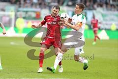 1. Bundesliga - Fußball - FC Ingolstadt 04 - Werder Bremen - Pascal Groß (10, FCI) Niklas Moisander (18 Bremen) Zweikampf