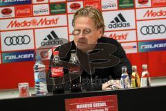 1. Bundesliga - Fußball - FC Ingolstadt 04 - Hamburger SV HSV - 3:1 - Pressekonferenz nach dem Spiel, Cheftrainer Markus Gisdol (HSV) und Cheftrainer Maik Walpurgis (FCI)