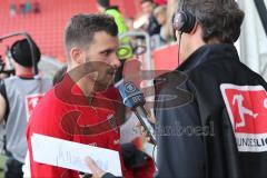 1. Bundesliga - Fußball - FC Ingolstadt 04 - FC Schalke 04 - Speil ist aus 1:1 unentschieden, letzter Spieltag, Interview Pascal Groß (10, FCI)