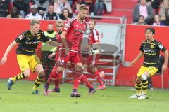 1. BL - Saison 2016/2017 - FC Ingolstadt 04 - Borussia Dortmund - Lukas Hinterseer (#16 FCI) - Foto: Meyer Jürgen