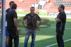 1. BL - Saison 2016/2017 - FC Ingolstadt 04 - Hertha BSC - Markus Kauczinski (Trainer FCI) - Argirios Giannikis (Co-Trainer FCI) - Patrick Westermann (Co-Trainer FCI) - Foto: Meyer Jürgen