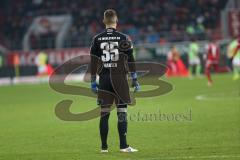 1. Bundesliga - Fußball - FC Ingolstadt 04 - VfL Wolfsburg - Torwart Martin Hansen (35, FCI) von hinten