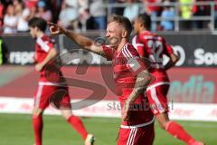 1. Bundesliga - Fußball - FC Ingolstadt 04 - Bayer 04 Leverkusen - Tor Jubel 1:0 Führung durch Sonny Kittel (21, FCI)