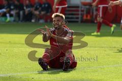 1. Bundesliga - Fußball - FC Ingolstadt 04 - TSG 1899 Hoffenheim 1:2 - Lukas Hinterseer (16, FCI) beschwert sich