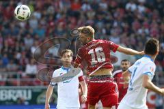 1. Bundesliga - Fußball - FC Ingolstadt 04 - TSG 1899 Hoffenheim 1:2 - Kopfball Lukas Hinterseer (16, FCI)